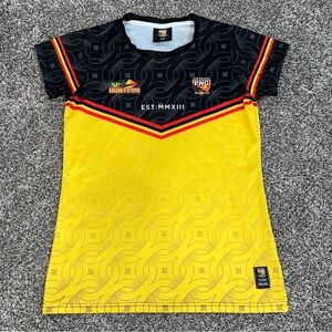 Papua New Guinea PNG 2021 Yellow Rugby Jersey Shirt SP Hunters Size 14 Medium
